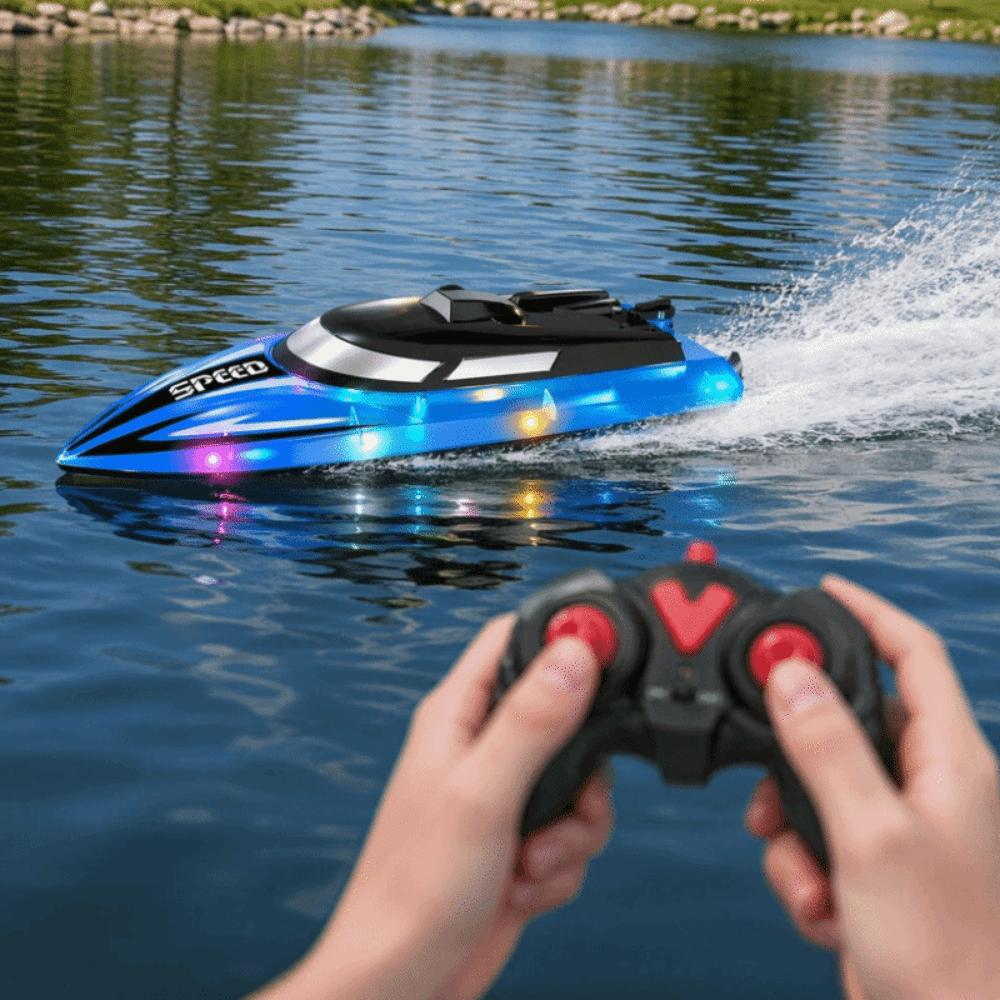 Dual Motors Remote Control Ship Toys Electric Watercraft Electric Yacht Boat for Children