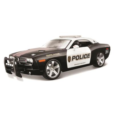 Maisto Масштаб 1/18 Dodge Challenger 2006 Полиция Литая Модель Автомобиля (31365) [Параллельный импорт]