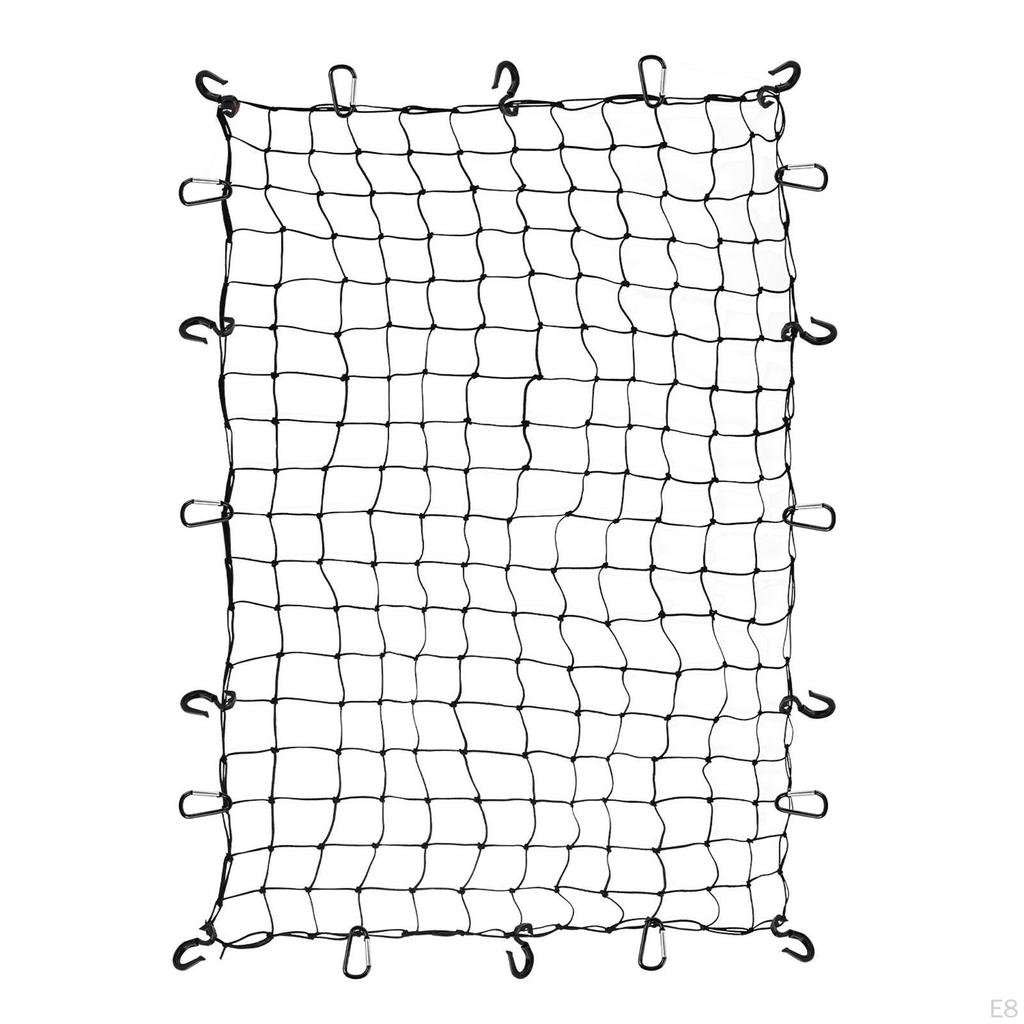 Автомобильная грузовая сетка, простая установка, универсальный эластичный багажник для тяжелых условий эксплуатации