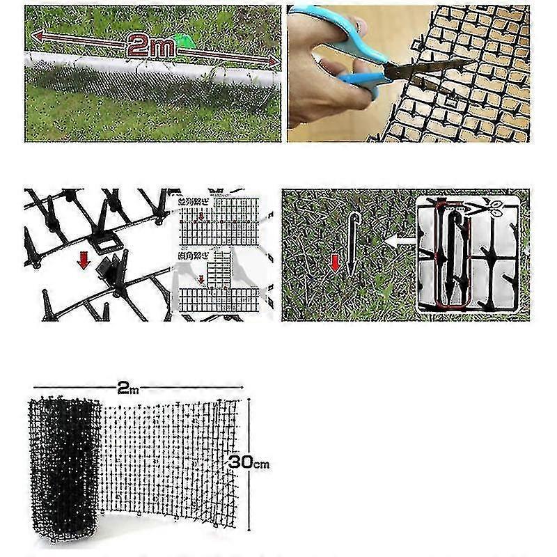 Household Garden Cat Scat Mat Prickle Strip Anti Cat Dog Repellent Deterrent Spike Mat Garden Flowe