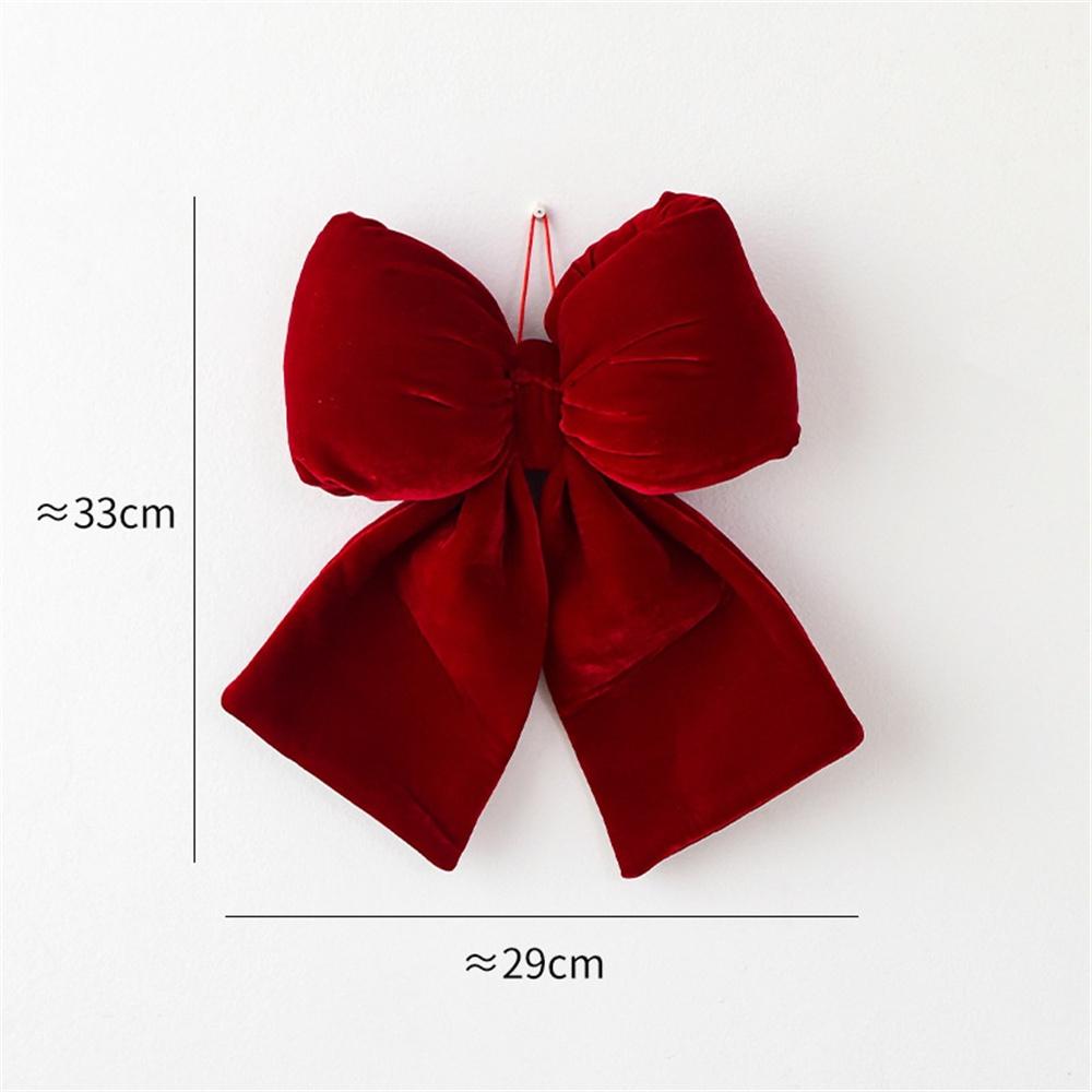 Extra Large Red Velvet Bow Christmas Tree Topper Bows DIY Wreaths Wedding Xmas Party 2025 Christmas Decoration New Year Supplies