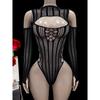 Sexy Lingerie Bikini Hollow Out Long Sleeve Bodycon Sleepwear Available in Sizes XS/S/M