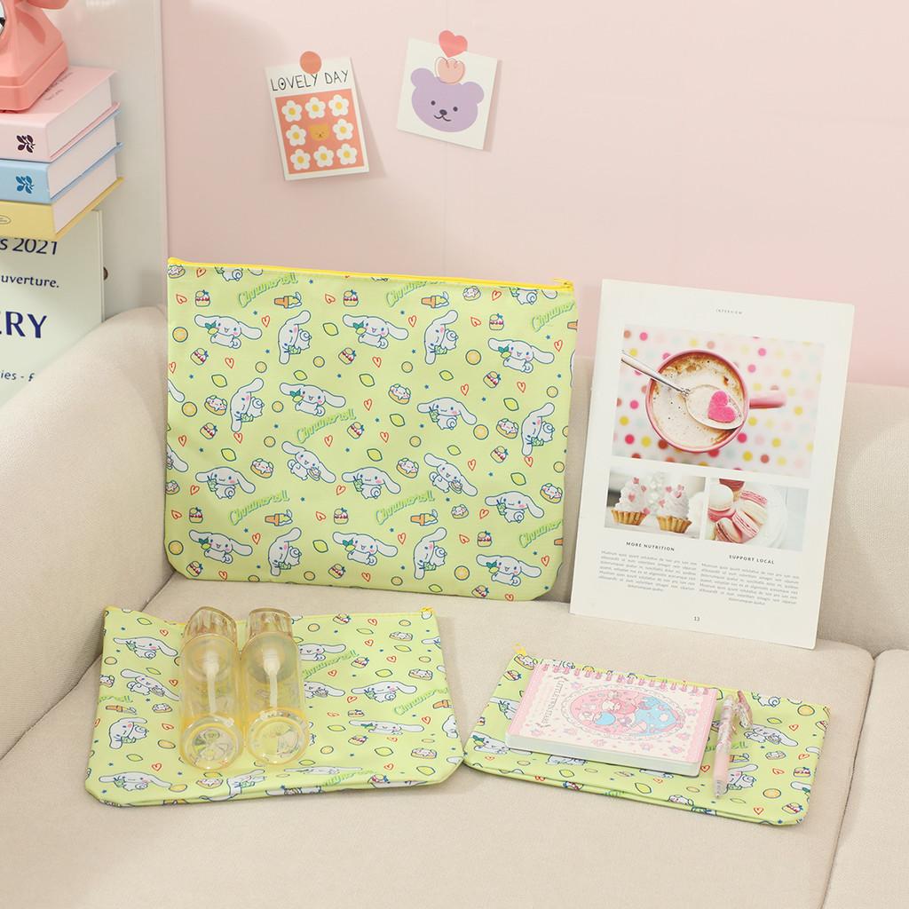 Cute Hello Kitty Kuromi My Melody Pattern Waterproof Storage Six Piece Set For Packing And Organization
