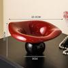Lotus leaf-shaped fruit tray, high-value fruit basket, household candy display tray tray