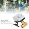 Motorized Ball Valve Electrical 2 Way Normally Closed Manual Automatic DN20 DC12V~24V