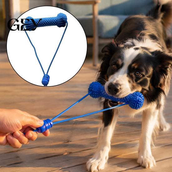 Rubber Dog Chews for Tartar Control Chews, Dental Chew Toy, Dual-Action Canine Prop, Pet Oral Toys Dogs Care Mouth Opener Small Medium Large