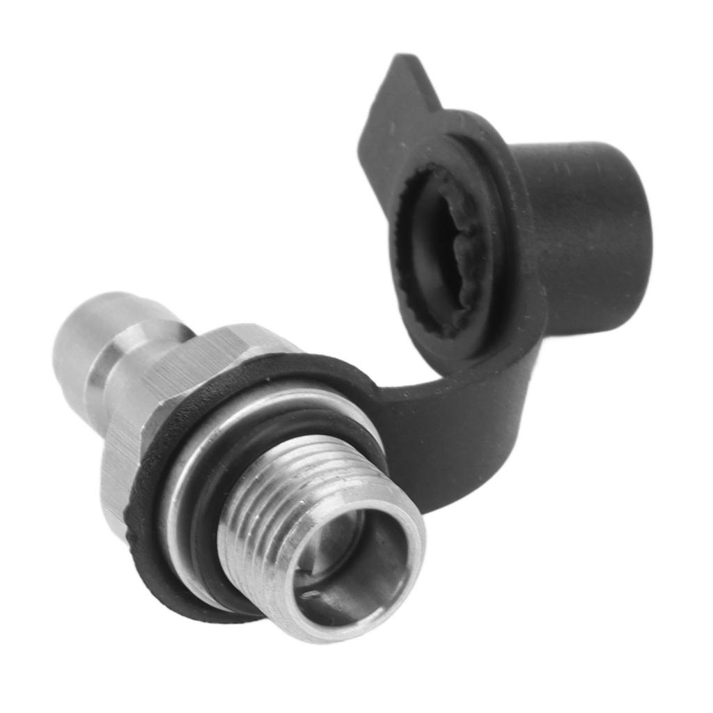 CO2 Inflation Connector M10x1 Male Stainless Steel Soda Water Bottle Parts with Gasket