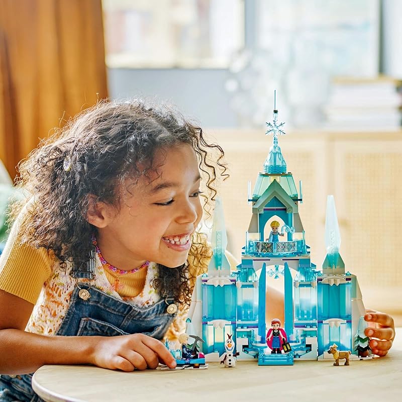 Lego Disney Princess Elsa's Ice Palace игрушки игрушка подарок на день рождения блок Образовательный образование девочка мальчик ребенок 6 лет 7 лет 8 лет 9