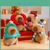 Capybara Plush Christmas Toy Festive Xmas Decoration Stuffed Doll Kids Gift