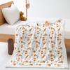 Blanket Cartoon Animal Mushroom Penguin Blanket Lamb Fleece Crystal Fleece Blanket