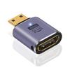 Poyiccot Адаптер-преобразователь Mini HDMI в HDMI 48 Гбит/с Преобразование HDMI Стандартный Конвертер Mini HDMI Папа в Мама Адаптер-удлинитель Совместим с 1