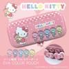 Allone EVA Color Pouch for Sanrio Hello x 4 x Pink Checkered with Inner Compatible with Double Protects from Scratches and Cute Gaming, #Unipo,