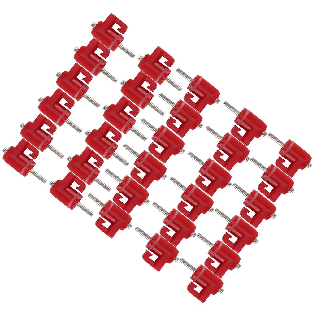 30 шт. Ниппельная поилка для кур, Ниппельная поилка для птицы, Аксессуары для улицы, Красная головка