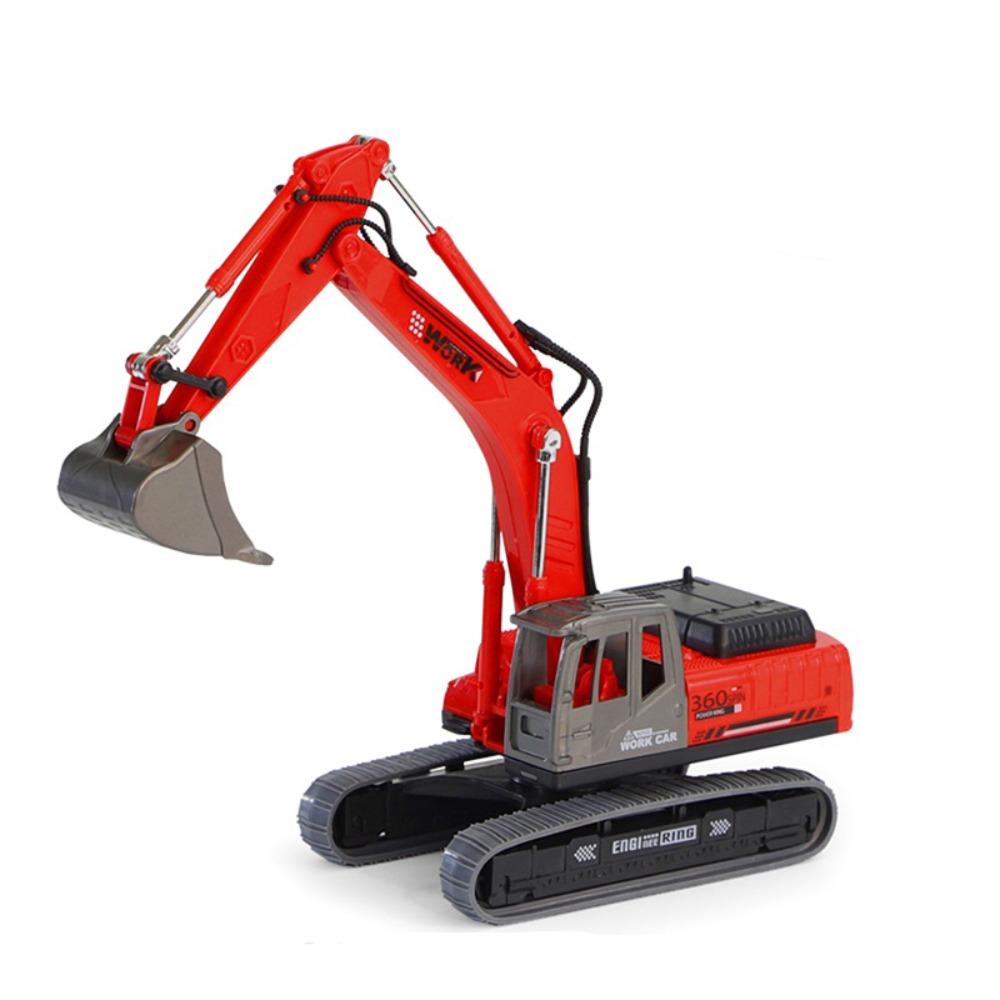 Flexible Joints Excavator Model Toy Rotatable Construction Vehicle Model  Collection