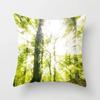 Office Living Room Home Pillowcase Car Ornaments Forest Sunshine Landscape Print Pillowcase