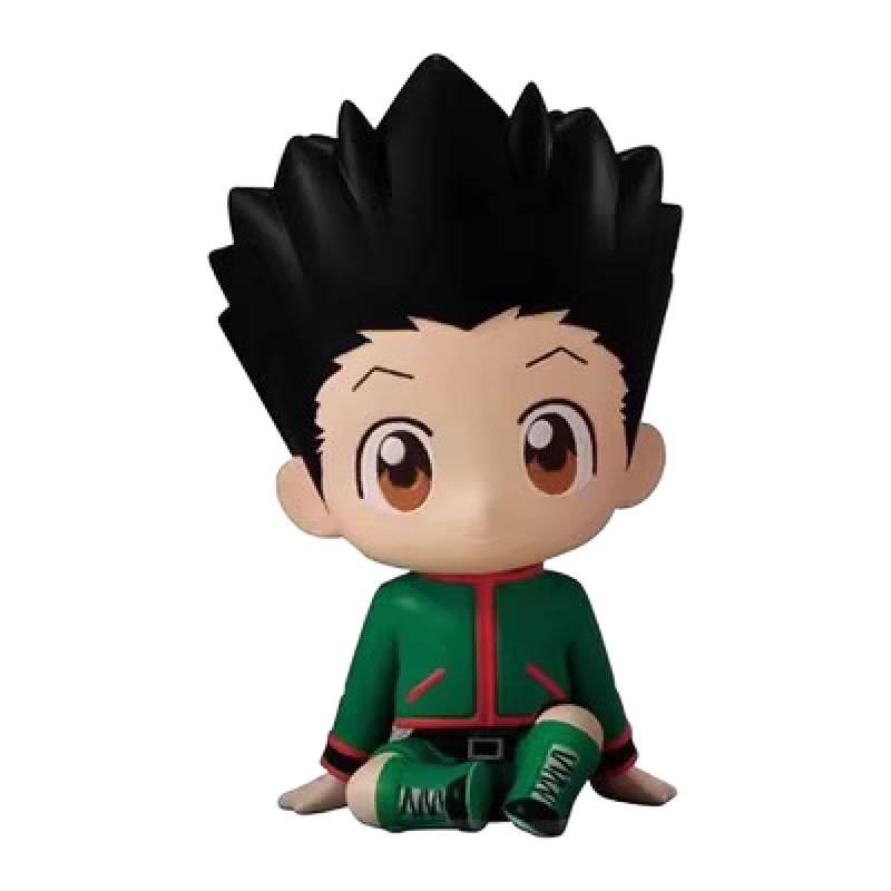 Full-time hunter peripheral sitting hunter figure anime cartoon Xiaojieqi Yekula pickamaki doll toy