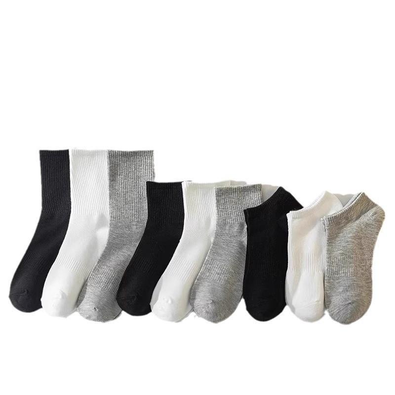 Men's Summer Deodorizing Sweat Absorbing Exercise In Tube Cotton Socks