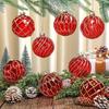 6СМ Рождественское украшение Небьющиеся рождественские шары Рождественская елка Подвесные кулоны для домашнего украшения Вечеринка Декор Новогодний подарок Навидад