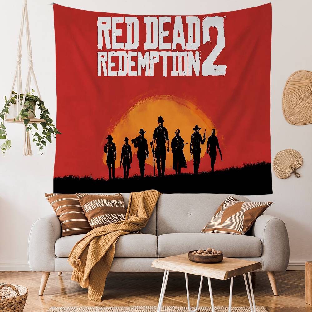 RRed DDead RRedemption 2 Сделай сам Настенный Гобелен Искусство Научная Фантастика Комната Домашний Декор Настенное Искусство Декор