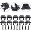 Black Bumper Clips Bumper Cover Car Front For Toyota