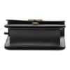 Tory Burch Eleanor Sculptural Decoration Flap With Magnetic Snap Leather Handheld Crossbody Shoulder Bag Small Women Bags Black 166169-001