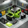 ОСО 1:32 Suzuki Jimny 4-го поколения JB64/JB74 DIY Внедорожный Модифицированный Комплект Версия Сплав Металл Литье под Давлением Модель Автомобиля Домашний Декор Коллекционные Предметы
