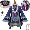 Qiqi Cosplay Costume Zombie Qi Qi Dress With Hat Spells Socks Halloween Clothes Qi Qi Outfits For Comic Con