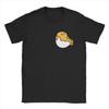 Gudetama Ленивое Яйцо Аниме Логотип Футболка Хлопковая Модная Футболка С Круглым Вырезом Футболка С Коротким Рукавом Одежда для Взрослых