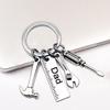 1 комплект брелоков, креативная коллекционная отвертка из нержавеющей стали, подвесной кулон на День отца