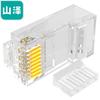 SAMZHE Позолоченный хрустальный коннектор RJ45 категории CAT6