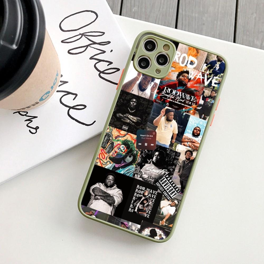 Rod Wave Rapper Cool Man Phone Case For IPhone 14 11 12 13 Mini Pro Max 8 7 Plus X XR XS MAX Translucent Matte Cover