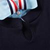 Women's Drawstring Knit Sweater with Organza Collar - Casual, Versatile, Slimming, and Warm Wool Layer