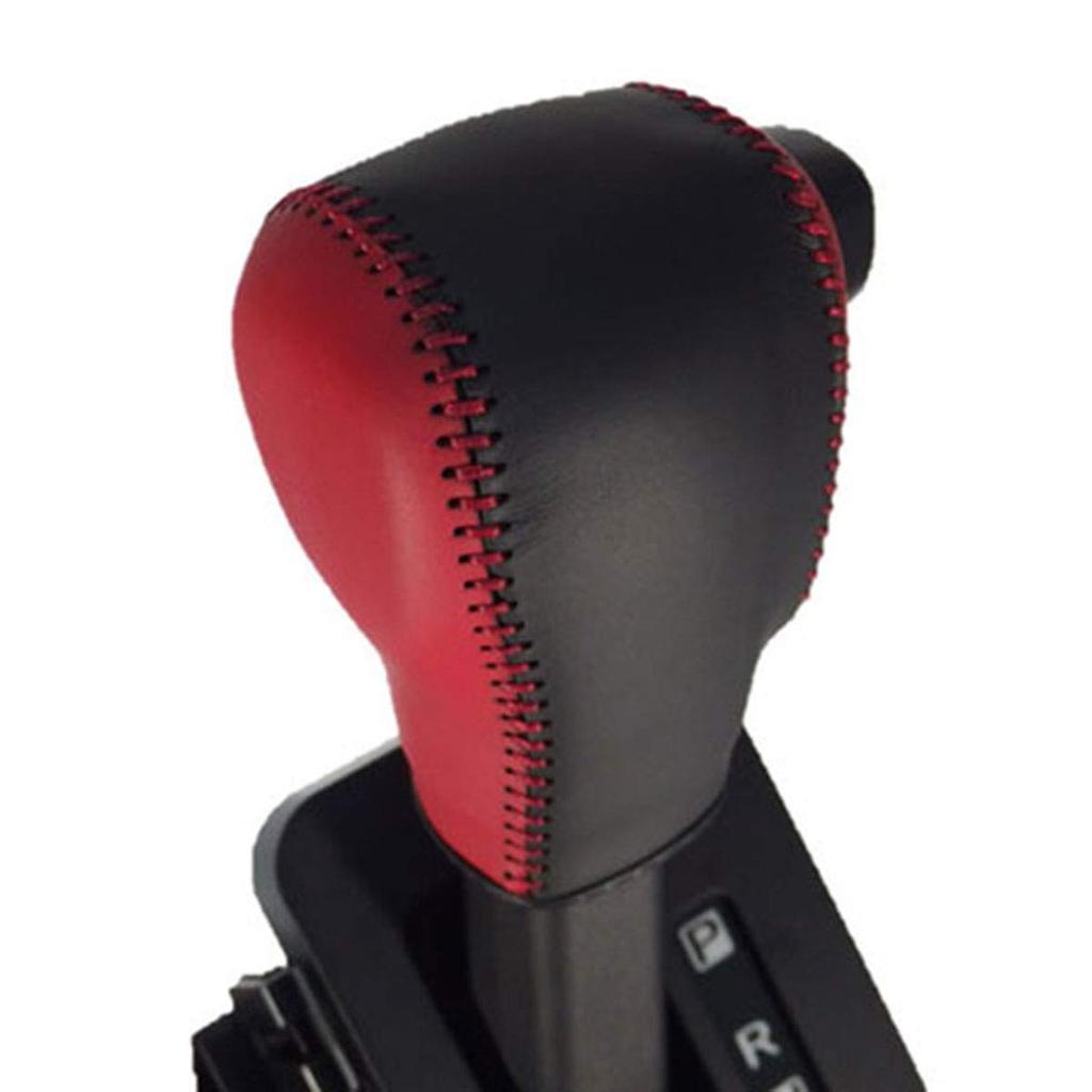 TricoloreExchange DIY Shift Knob Leather Wrap Kit for the Current Atrai Hijet and Hijet Deck Includes Red Leather On Both Black Leather On Both and