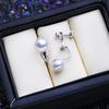 LSOOYH Natural Freshwater Pearl Earrings For Women Fashion Boho Clip On Stud Earrings Pearl Jewelry