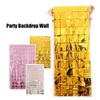 1PC Curtain Birthday Party Decor Bachelorette Party Backdrops Wall Background Square Sequin Home Decor 1*2m