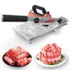 Adjustable Cutting Thickness Meat Slicer Stainless Steel Food Slicing Machine  Mutton Roll