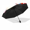 1pc Adorable Ghost and Happy Pumpkin Automatic Open/CloseUmbrella-CuteUmbrella with Cute Design, Portable 3-Fold Compact Umbrella for Men & Women