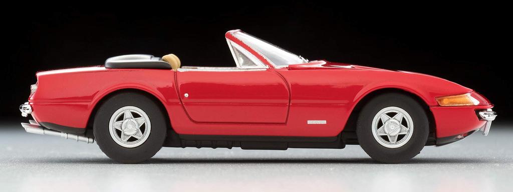 Tomytec Tomica Limited Vintage TLV Ferrari 365 GTS4 Red Finished Model 311546 1/64
