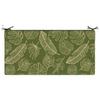 Seat Cushion SOEST 100percent  Polyester Leaf Design 120 x 80 x 15 cm