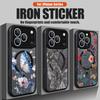 Креативный чехол с узором «Цветы и бабочки» для iPhone 17 Pro Max Чехол iPhone 16 15 14 13 Pro Max Прочный бампер Магнитный для Magsafe Ударопрочная крышка