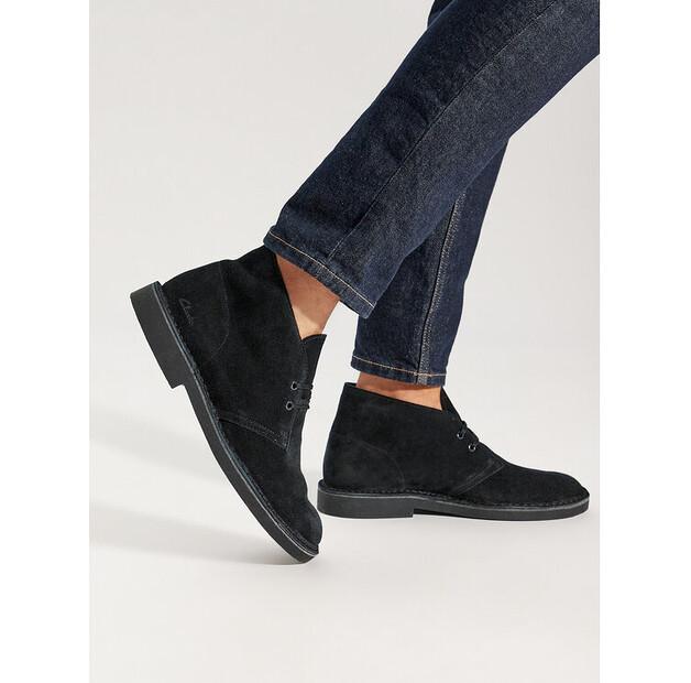 Black Clarks Desert BT Evo Ankle Boots