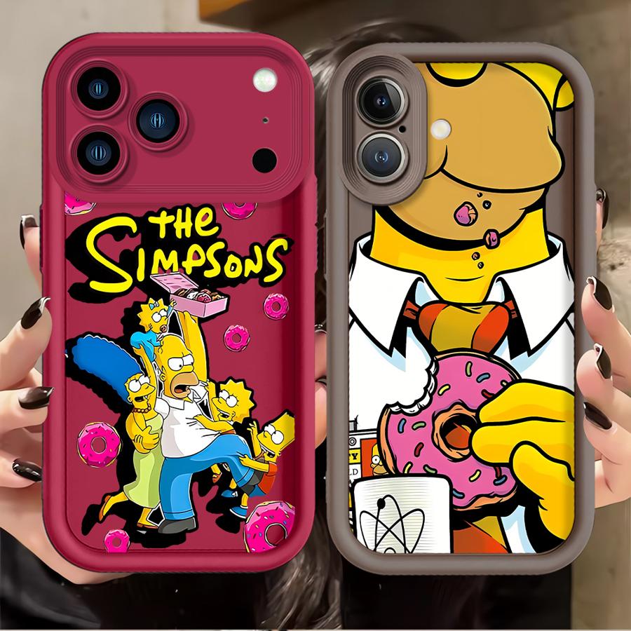 Чехол для телефона S-simpsons для Apple iPhone 17 Pro Max 12 15 Air 13 Mini 14 Plus XR 11 XS 16 16e