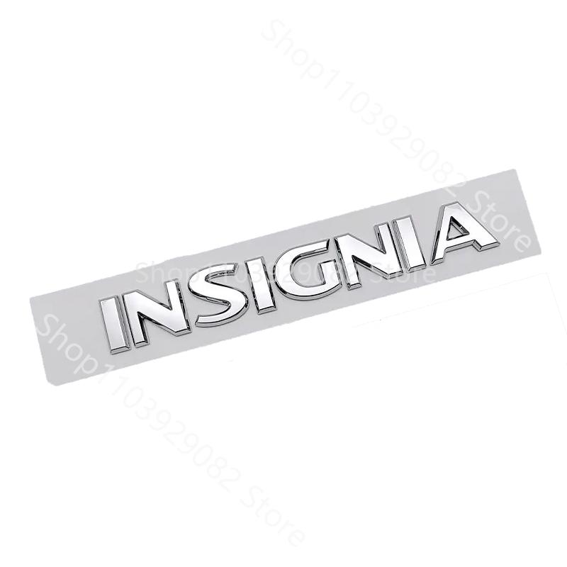 ABS INSIGNIA Badge Car Body Trunk Fender Adhensive Emblem 3D Decal Sticker For Opel Vauxhall Insignia GTC OPC Styling