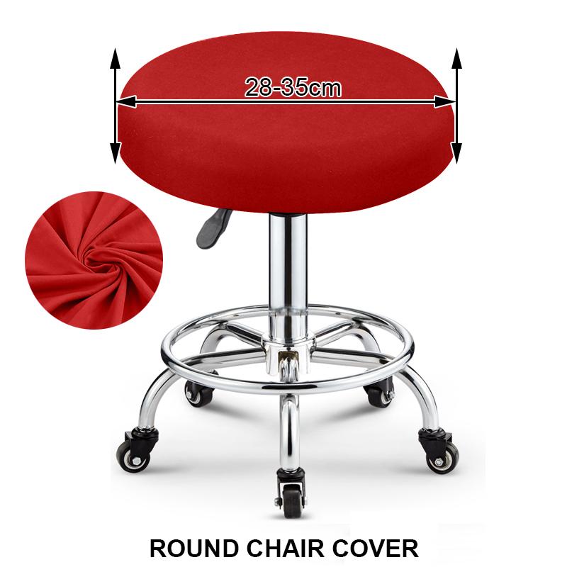 Spandex Jacquard Chair Cushion Cover Dining Room Upholstered Cushion Solid Chair Seat Cover Without Backrest Furniture Protector