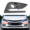 For Chevrolet Cruze 2017 2018 Front Fog Lamp Frame Anti Fog Lamp Cover Front Bar Grille Decorative Cover with