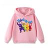 Детское худи с принтом мультяшного малыша с антенной, удобный и мягкий высококачественный топ для девочек, новая теплая худи на осень и зиму