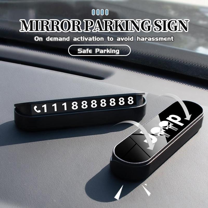 AJL6 For Jeep Car Interior Temporary Park Tool Phone Number Plate Auto Accessories Grand Cherokee Patriot Renegade Compass Wrangler