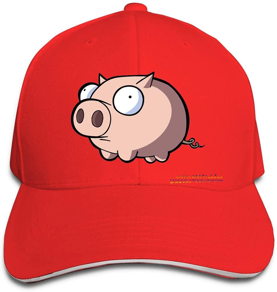 Бейсбольная кепка с милой свиньей, кепка-сэндвич, солнцезащитные шляпы, винтажные регулируемые моющиеся кепки унисекс для дальнобойщиков