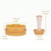 1/3pc Pastry Dough Tamper Kit Cookie Cutter Cupcake Molds Plastic Tamper for Egg Tart Mold Multifunctional Kitchen Accessories