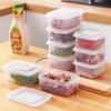 Kitchen Refrigerator Storage Box,Food Grade Frozen Special Fresh-keeping Box,Kitchen Compartment Sorting, Sealed Frozen Meat Box